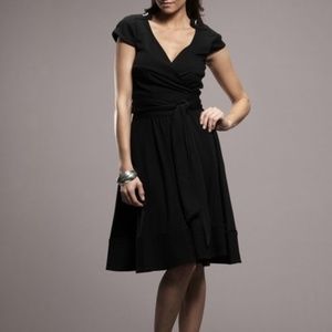 DVF Diane Von Furstenberg Brass Wool Wrap Dress